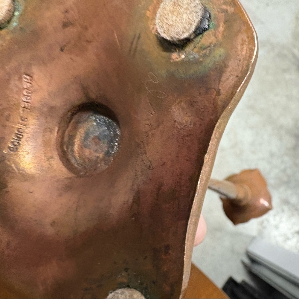 Hessel Studio Copper Candlesticks - Picture 5 of 5